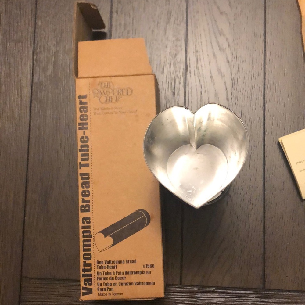 Pampered Chef valtrompia bread tube heart